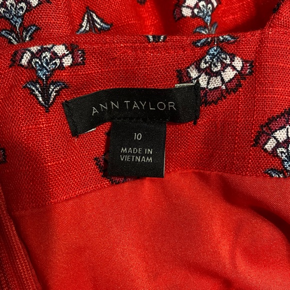 ‼️SOLD‼️ ❤️Ann Taylor Red Tiered Maxi❤️ - Picture 2 of 3